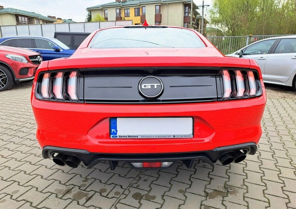 Ford Mustang cena 259000 przebieg: 4000, rok produkcji 2022 z Ząbki małe 742